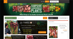 Desktop Screenshot of hantsflytrap.com